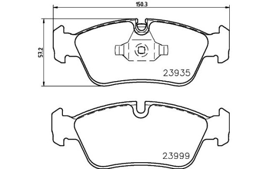 Kit de plaquettes de frein, frein à disque 8DB 355 011-281 Hella, Image 4
