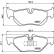 Kit de plaquettes de frein, frein à disque 8DB 355 011-301 Hella