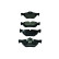 Kit de plaquettes de frein, frein à disque 8DB 355 011-301 Hella, Vignette 2