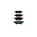 Kit de plaquettes de frein, frein à disque 8DB 355 011-351 Hella