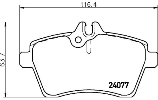 Kit de plaquettes de frein, frein à disque 8DB 355 011-371 Hella, Image 4