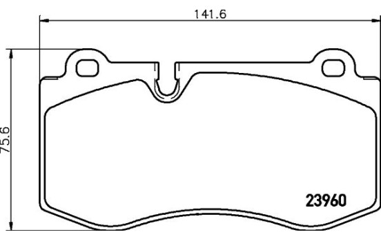 Kit de plaquettes de frein, frein à disque 8DB 355 011-401 Hella, Image 4