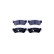 Kit de plaquettes de frein, frein à disque 8DB 355 011-451 Hella