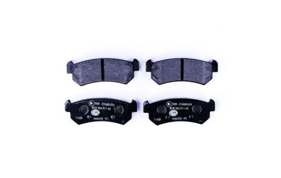 Kit de plaquettes de frein, frein à disque 8DB 355 011-451 Hella