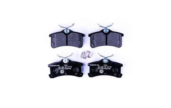 Kit de plaquettes de frein, frein à disque 8DB 355 011-511 Hella