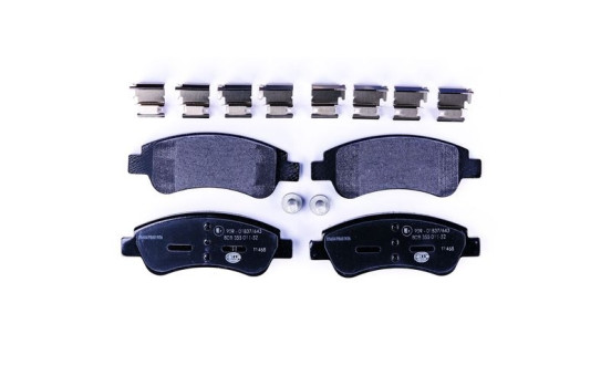 Kit de plaquettes de frein, frein à disque 8DB 355 011-521 Hella