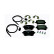 Kit de plaquettes de frein, frein à disque 8DB 355 011-641 Hella
