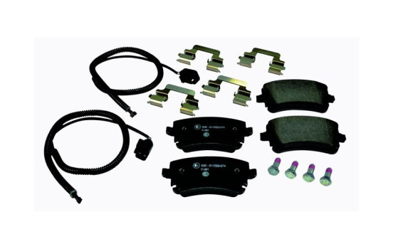 Kit de plaquettes de frein, frein à disque 8DB 355 011-641 Hella