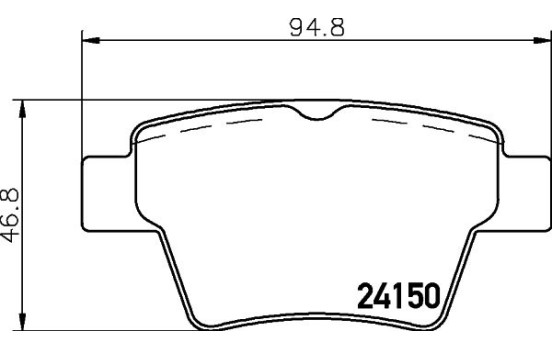 Kit de plaquettes de frein, frein à disque 8DB 355 011-821 Hella, Image 8