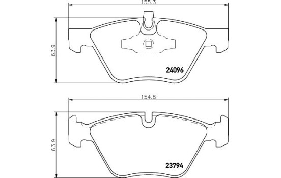 Kit de plaquettes de frein, frein à disque 8DB 355 011-941 Hella, Image 4