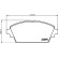 Kit de plaquettes de frein, frein à disque 8DB 355 011-951 Hella, Vignette 4
