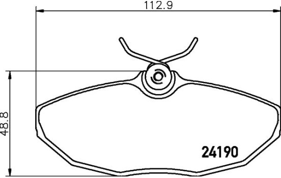 Kit de plaquettes de frein, frein à disque 8DB 355 011-961 Hella, Image 4