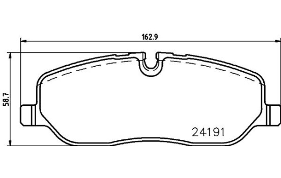 Kit de plaquettes de frein, frein à disque 8DB 355 011-971 Hella, Image 4