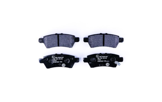 Kit de plaquettes de frein, frein à disque 8DB 355 012-081 Hella