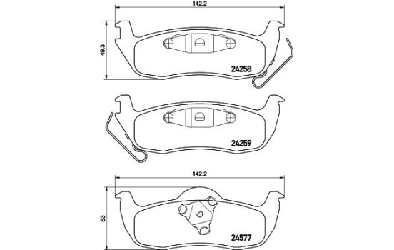 Kit de plaquettes de frein, frein à disque 8DB 355 012-181 Hella, Image 4