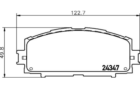 Kit de plaquettes de frein, frein à disque 8DB 355 012-361 Hella, Image 4