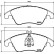 Kit de plaquettes de frein, frein à disque 8DB 355 012-621 Hella
