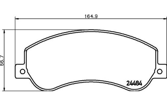Kit de plaquettes de frein, frein à disque 8DB 355 012-761 Hella, Image 4