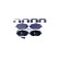 Kit de plaquettes de frein, frein à disque 8DB 355 012-861 Hella