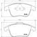 Kit de plaquettes de frein, frein à disque 8DB 355 012-891 Hella
