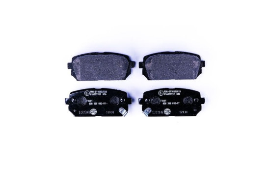 Kit de plaquettes de frein, frein à disque 8DB 355 012-971 Hella