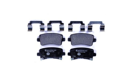Kit de plaquettes de frein, frein à disque 8DB 355 012-991 Hella