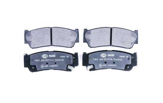 Kit de plaquettes de frein, frein à disque 8DB 355 013-081 Hella