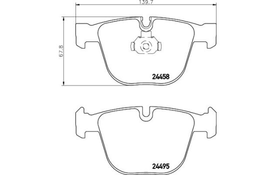 Kit de plaquettes de frein, frein à disque 8DB 355 013-171 Hella, Image 4