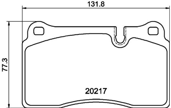 Kit de plaquettes de frein, frein à disque 8DB 355 013-201 Hella, Image 4