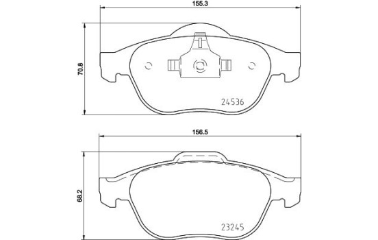 Kit de plaquettes de frein, frein à disque 8DB 355 013-241 Hella, Image 4