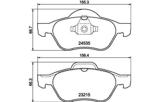 Kit de plaquettes de frein, frein à disque 8DB 355 013-271 Hella, Image 7