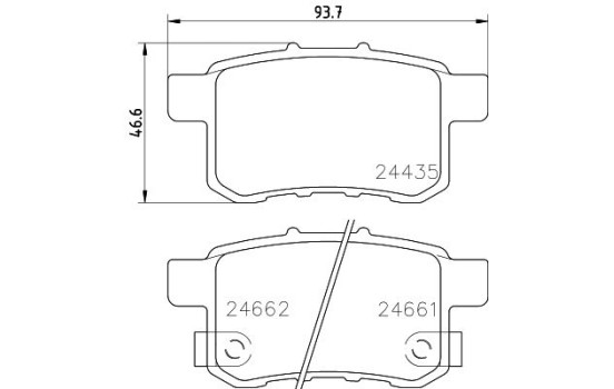 Kit de plaquettes de frein, frein à disque 8DB 355 013-631 Hella, Image 4