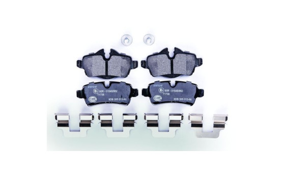 Kit de plaquettes de frein, frein à disque 8DB 355 013-661 Hella