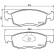 Kit de plaquettes de frein, frein à disque 8DB 355 013-951 Hella