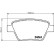 Kit de plaquettes de frein, frein à disque 8DB 355 014-021 Hella