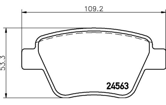 Kit de plaquettes de frein, frein à disque 8DB 355 014-021 Hella