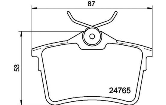 Kit de plaquettes de frein, frein à disque 8DB 355 014-081 Hella, Image 4