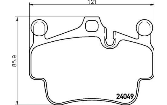 Kit de plaquettes de frein, frein à disque 8DB 355 014-161 Hella, Image 4