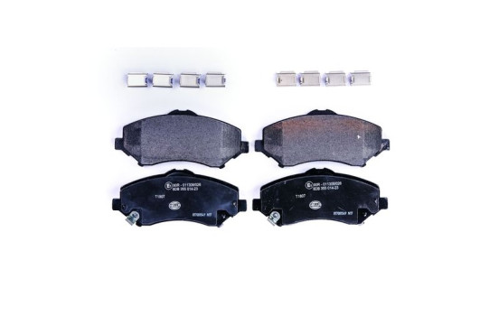 Kit de plaquettes de frein, frein à disque 8DB 355 014-231 Hella