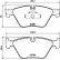 Kit de plaquettes de frein, frein à disque 8DB 355 014-351 Hella