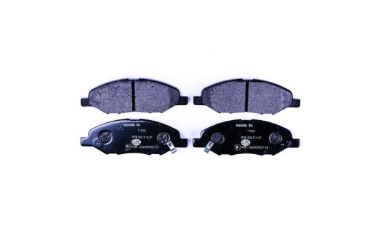 Kit de plaquettes de frein, frein à disque 8DB 355 014-371 Hella