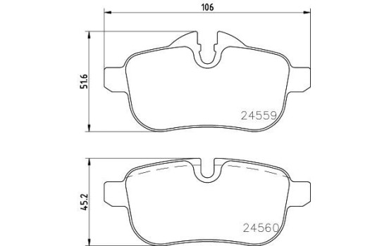 Kit de plaquettes de frein, frein à disque 8DB 355 014-621 Hella, Image 4