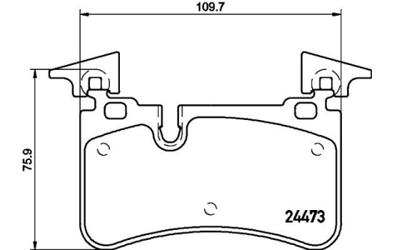 Kit de plaquettes de frein, frein à disque 8DB 355 014-811 Hella, Image 4