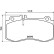 Kit de plaquettes de frein, frein à disque 8DB 355 014-821 Hella