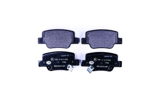 Kit de plaquettes de frein, frein à disque 8DB 355 014-891 Hella