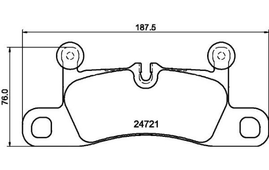 Kit de plaquettes de frein, frein à disque 8DB 355 015-101 Hella, Image 4