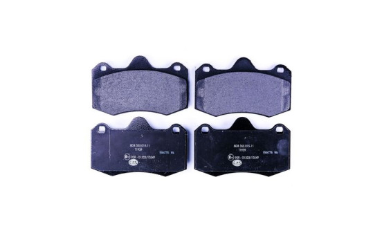 Kit de plaquettes de frein, frein à disque 8DB 355 015-111 Hella