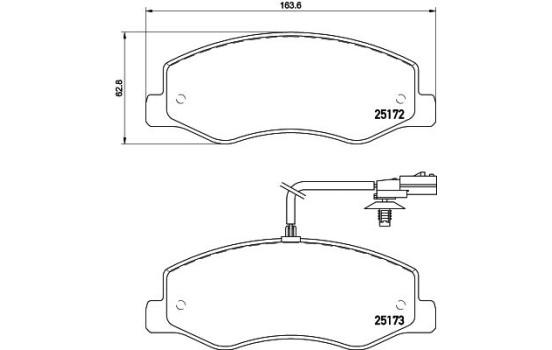 Kit de plaquettes de frein, frein à disque 8DB 355 015-311 Hella, Image 7
