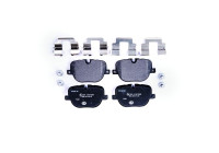 Kit de plaquettes de frein, frein à disque 8DB 355 015-451 Hella