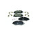 Kit de plaquettes de frein, frein à disque 8DB 355 015-551 Hella